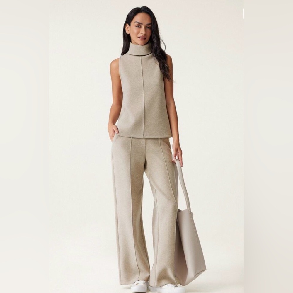 NWT XS heather beige OGL set size xs petite